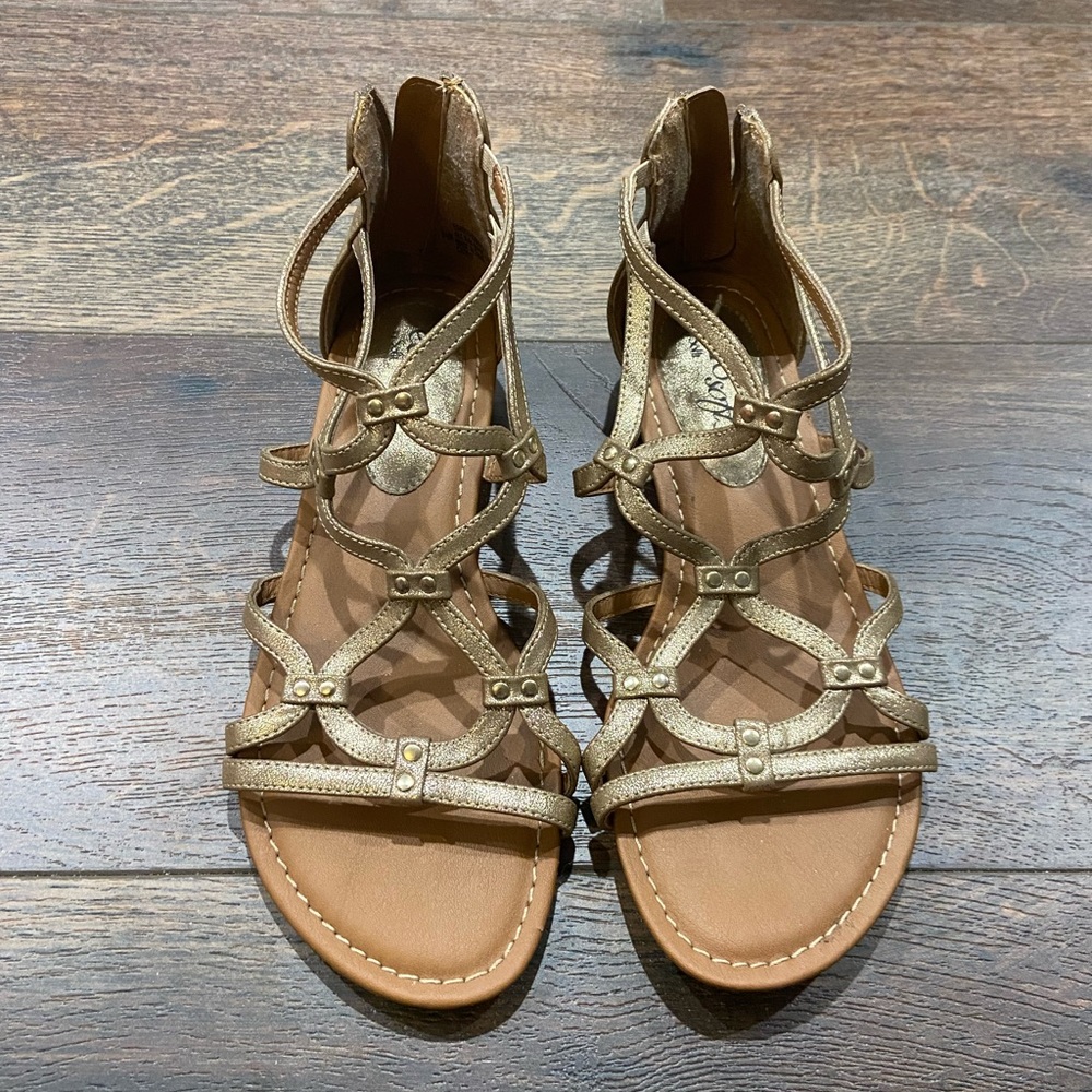 Gold, Grecian Style Sandals